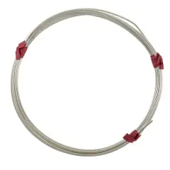 JewelrySupply Slerling Silver Round Wire 14ga Dead Soft (Sold by The Foot)