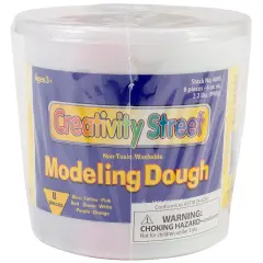 Creativity Street Modeling Dough 4oz 8/Pkg-Assorted Colors