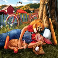 Sunsout Break Time 500 pc Jigsaw Puzzle 29773