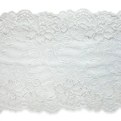 10 yards of Annabel 7 1/2" Stretchable Polyester Chantilly Lace Trim