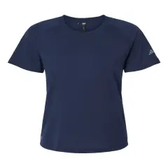 Adidas&reg; Women's Blended Crew Neck Short Sleeve T-Shirt Collegiate navy