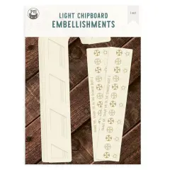 Santa's Workshop Light Chipboard 3D Base 6"X8"-Cane