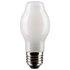 Satco 8w BT15 LED 5000K Medium Base White Dimmable - 60w equiv Natural Light