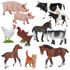 Kaplan Early Learning Company Animals On the Farm Set - 12 Piece Set