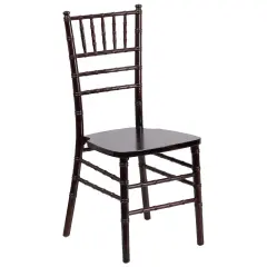 Emma and Oliver Wedding & Event Wood Chiavari Dining Chair Walnut