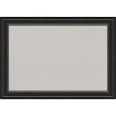 Ridge Framed Corkboard, Grey Cork Ridge Black