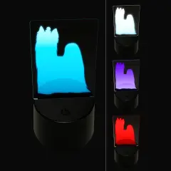 Yorkie Yorkshire Terrier Dog Solid 3D Illusion LED Night Light Sign Nightstand Desk Lamp