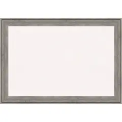Regis Barnwood Grey Wood Framed Corkboard, White Cork