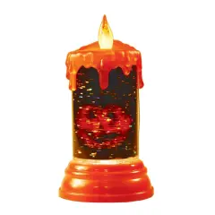 Pumpkin Light-Up LED Halloween Candle