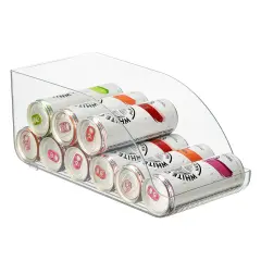 mDesign Plastic Soda Can Dispenser Storage Organizer Container Bin