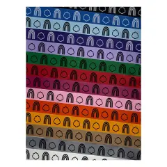 Exaggerated Fun Rainbow Satin Ribbon for Bows Gift Wrapping - 1" - 3 Yards Light Pink Ribbon