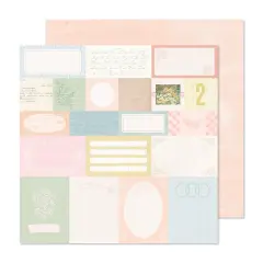 Gingham Garden Double-Sided Cardstock 12"X12"