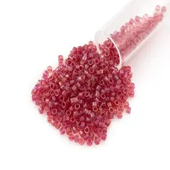 Miyuki Delica Seed Bead 11/0 Transparent Light Raspberry