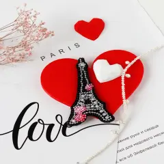 Bead Embroidery Decoration Kit Heart of France