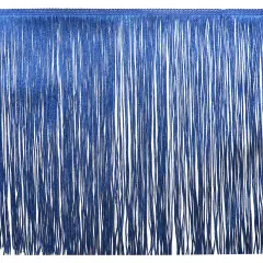 5 Yards of 12" Chainette Fringe Trim | 5 yard cut Royal Blue