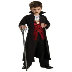 Rubies Boy's Black and Red Royal Vampire Halloween Costumes - Size Large
