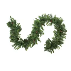 Northlight Dakota Red Pine Commercial Artificial Christmas Garland - 50' x 14" - Unlit Green