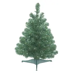 Vickerman 26" Unlit Oregon Fir Artificial Christmas Tree w/ Pull Down Branches Green