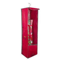 Northlight 36&rdquo; VerticalHanging Christmas Decoration Organizer Storage Bag - 36" -Red and Green