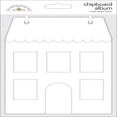 Doodblebug Chipboard Album-Home Sweet Home