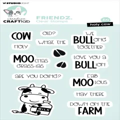 Studio Light Friendz Clear Stamp-Nr. 599, Holy Cow