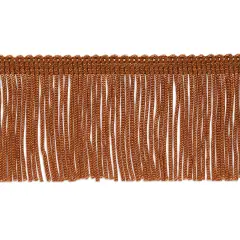 20 Yards of 2" Chainette Fringe Trim | 20 yard cut Cinnamon