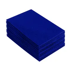 FabricLA Acrylic Felt Sheets for Crafts - Precut 9" X 12" Inches (20 cm X 30 cm) Felt Squares - Use Felt Fabric Craft Sheets for DIY, Costume, and Decoration | Royal Blue - 12 Pieces