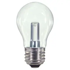 1.4w LED 120v A15 Clear E26 Medium base 2700K Warm White