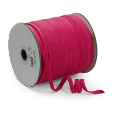 1/4" Ultra Soft Knit Elastic Band - 100 Yard Spool Fuchsia