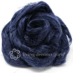 Flax/Linen - Beautifully Dyed Vivid Colors, Combed Top Roving for Spinning, Blending, Felting, Weaving.