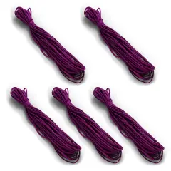 50 Yards of 1/8" Soft Knit Elastic Cord Purple