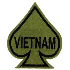 Vietnam Spade Patch Green 3"
