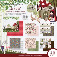 Memory Place Collection Pack 12"X12"-Be Brave