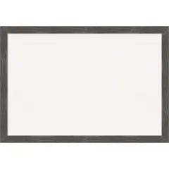 Woodridge Rustic Grey Wood Framed Corkboard, White Cork