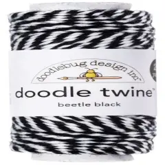 Doodle Twine Singles 20yd-Beetle Black
