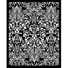 Stamperia Stencil 7.87"X9.84"-Sir Vagabond In Fantasy World Damasque