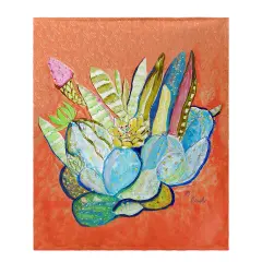 Betsy Drake Cactus Throw Multicolor