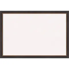 Ashton Black Wood Framed Corkboard, White Cork