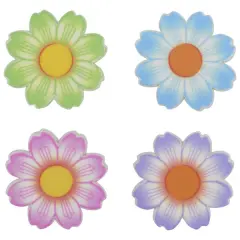 Daisies Assortment Sweet D&eacute;cor&reg; Edible Decorations 12ct