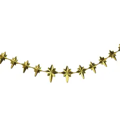 Northlight Shiny Star of Bethlehem Christmas Garland - 9' x 1" - Gold - Unlit