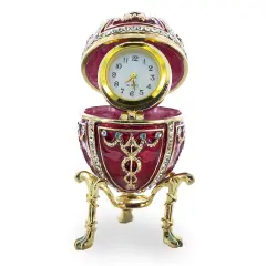 1895 Rosebud Royal Imperial Easter Egg with Clock Surprise