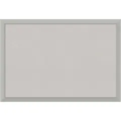 Silver Leaf Wood Framed Corkboard, Grey Cork