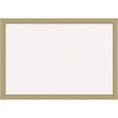 Champagne Teardrop Wood Framed Corkboard, White Cork
