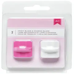 American Crafts Pink Craft Blade Trimmer Blades 2/Pkg-Craft & Score For 368095 & 368096