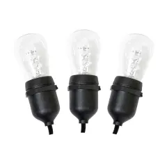 12Lt LED Warm White Trans E26 S14 Set 24"Sp