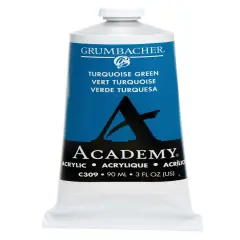 Academy&reg; Acrylic Paint Blue Color Family Turquoise Green