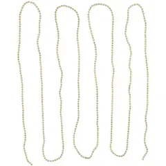Northlight Lame Beaded Christmas Garland - 15' x .25" - Gold - Unlit