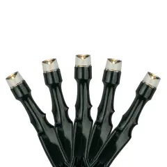 Northlight LED Solar Power Christmas Light Set - Warm White - 66.25' Green Wire - 200ct Clear