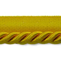 5 yards of Emmerson 1/4" Twisted Lip Cord Trim | 5 yard cut Yellow Gold