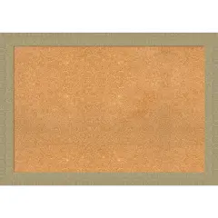 Mosaic Framed Corkboard, Natural Cork Mosaic Gold